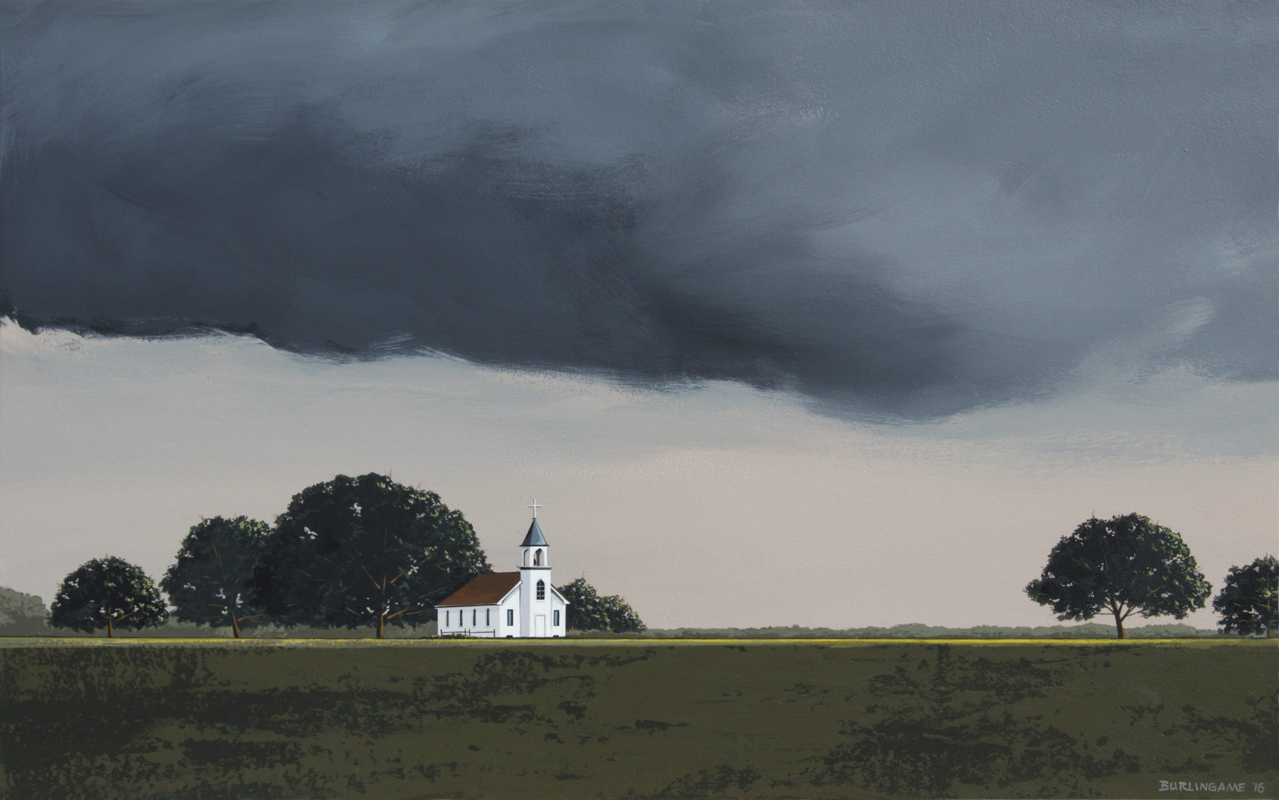Rain on the plain